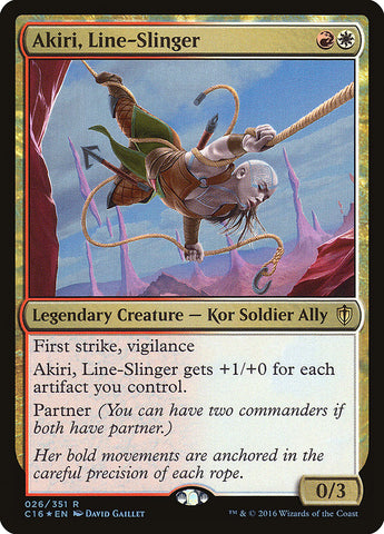 Akiri, Line-Slinger [Commander 2016] Magic: The Gathering