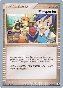 TV Reporter (82/101) (Bliss Control - Paul Atanassov) [World Championships 2008] Pokémon