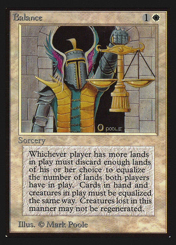 Balance [Collectors' Edition] Magic: The Gathering