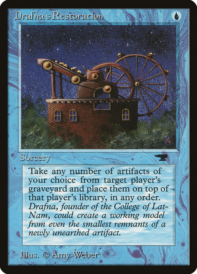 Drafna's Restoration [Antiquities] Magic: The Gathering