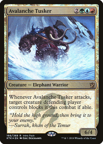 Avalanche Tusker (Intro Pack) [Khans of Tarkir Promos] Magic: The Gathering