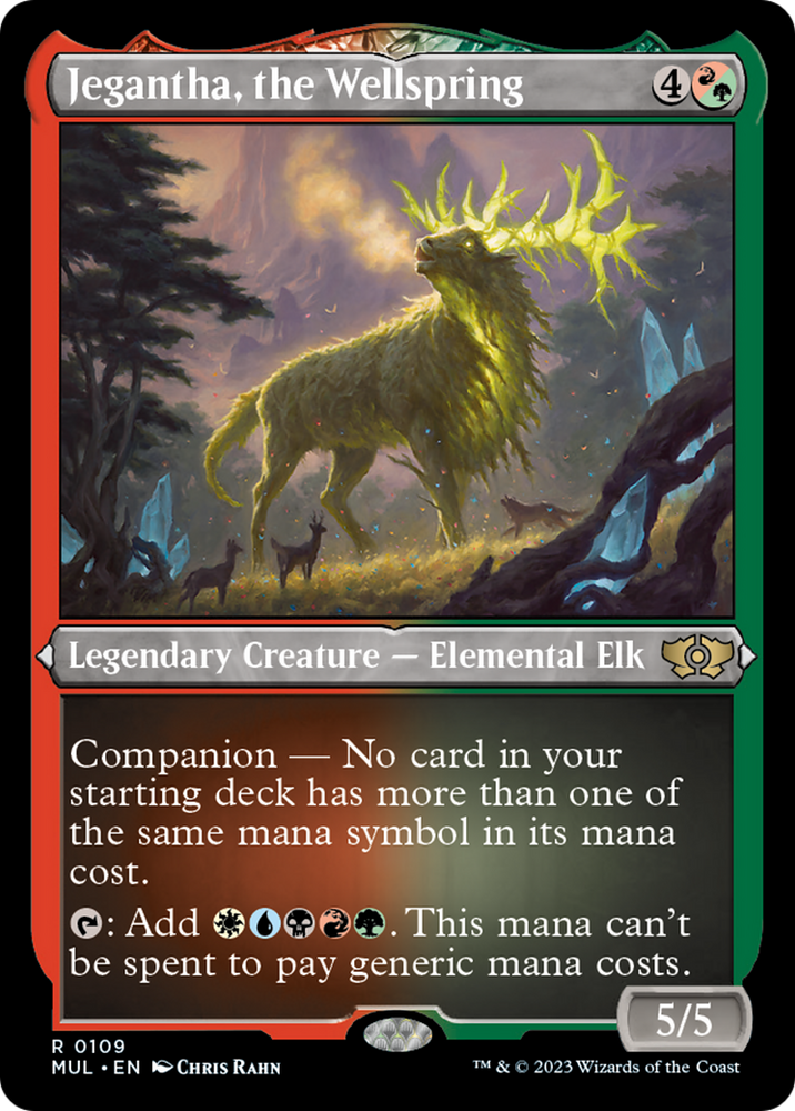Jegantha, the Wellspring (Foil Etched) [Multiverse Legends] Magic: The Gathering