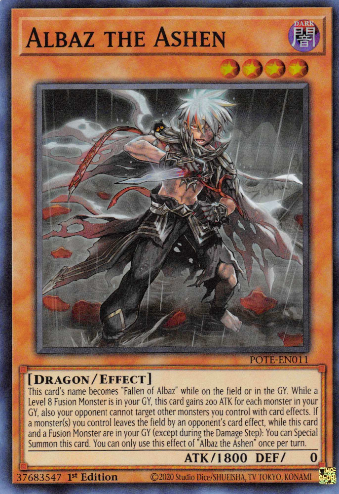 Albaz the Ashen [POTE-EN011] Super Rare Yu-Gi-Oh!