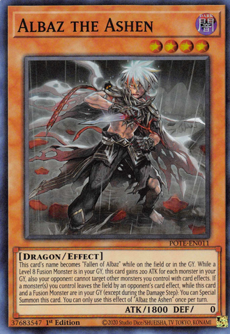 Albaz the Ashen [POTE-EN011] Super Rare Yu-Gi-Oh!