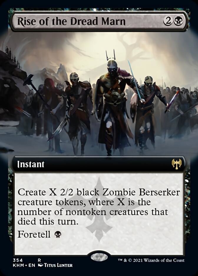 Rise of the Dread Marn (Extended Art) [Kaldheim] Magic: The Gathering