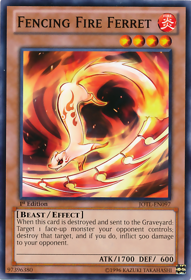 Fencing Fire Ferret [JOTL-EN097] Common Yu-Gi-Oh!