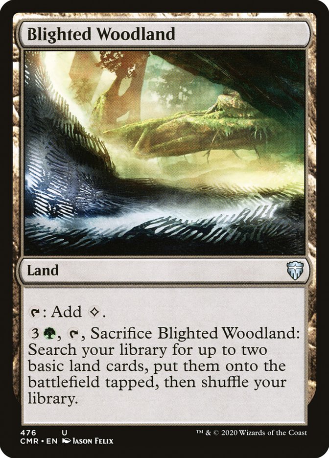 Blighted Woodland [Commander Legends] Magic: The Gathering