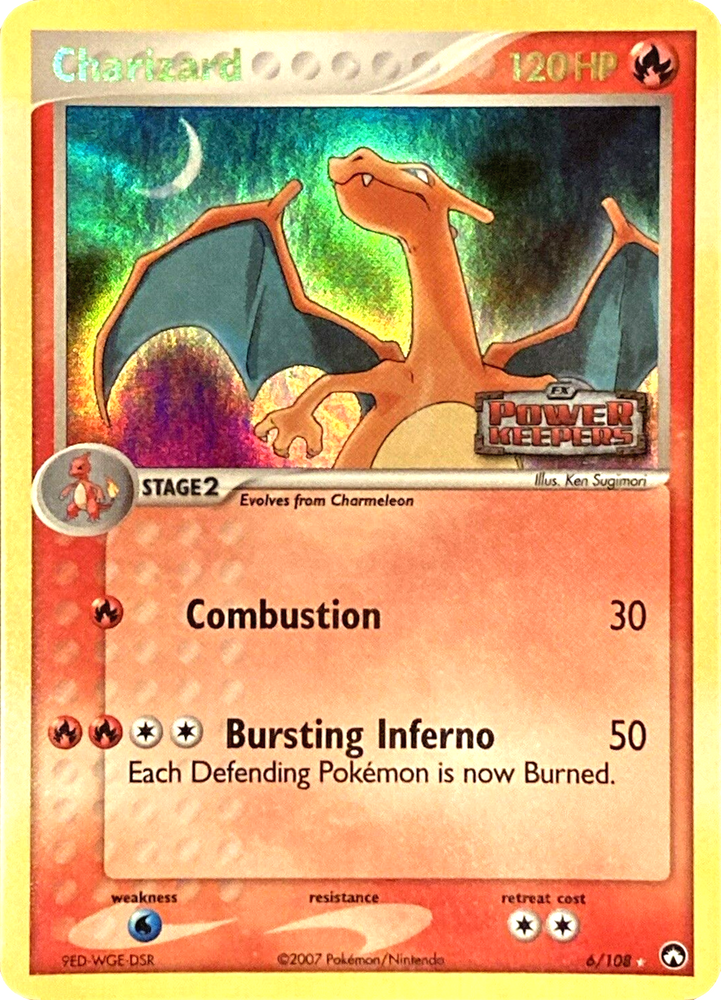 Charizard (6/108) (Stamped) [EX: Power Keepers] Pokémon
