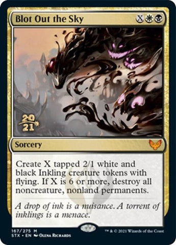 Blot Out the Sky [Strixhaven: School of Mages Prerelease Promos] Magic: The Gathering