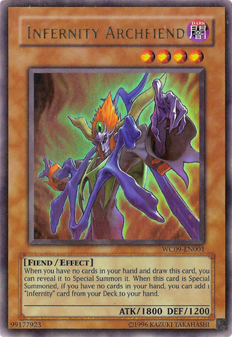 Infernity Archfiend [WC09-EN001] Ultra Rare Yu-Gi-Oh!