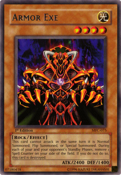 Armor Exe [MFC-075] Rare Yu-Gi-Oh!