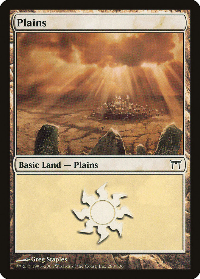 Plains (288) [Champions of Kamigawa] Magic: The Gathering