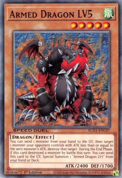 Armed Dragon LV5 [SGX1-ENC07] Common Yu-Gi-Oh!