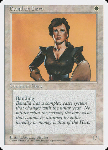 Benalish Hero [Fourth Edition] Magic: The Gathering