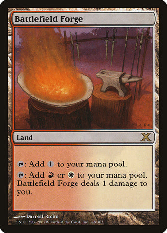 Battlefield Forge [Tenth Edition] Magic: The Gathering