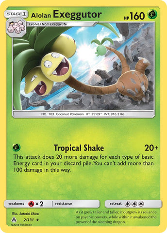 Alolan Exeggutor (2/131) (Theme Deck Exclusive) [Sun & Moon: Forbidden Light] Pokémon