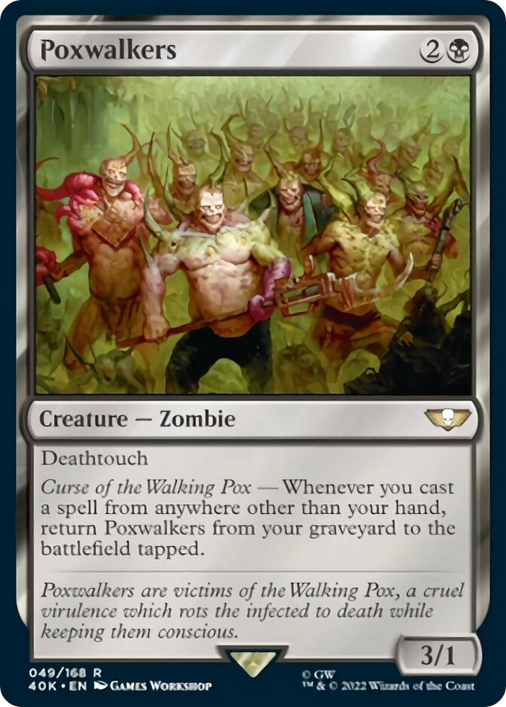 Poxwalkers [Warhammer 40,000] Magic: The Gathering