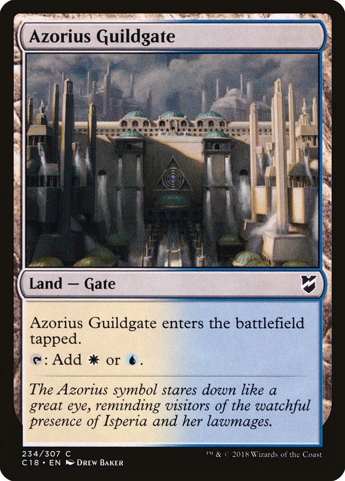 Azorius Guildgate [Commander 2018] Magic: The Gathering