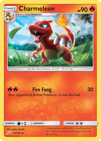 Charmeleon (13/181) [Sun & Moon: Team Up] Pokémon