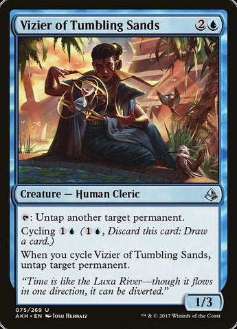 Vizier of Tumbling Sands [Amonkhet] Magic: The Gathering