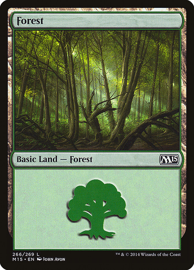 Forest (266) [Magic 2015] Magic: The Gathering