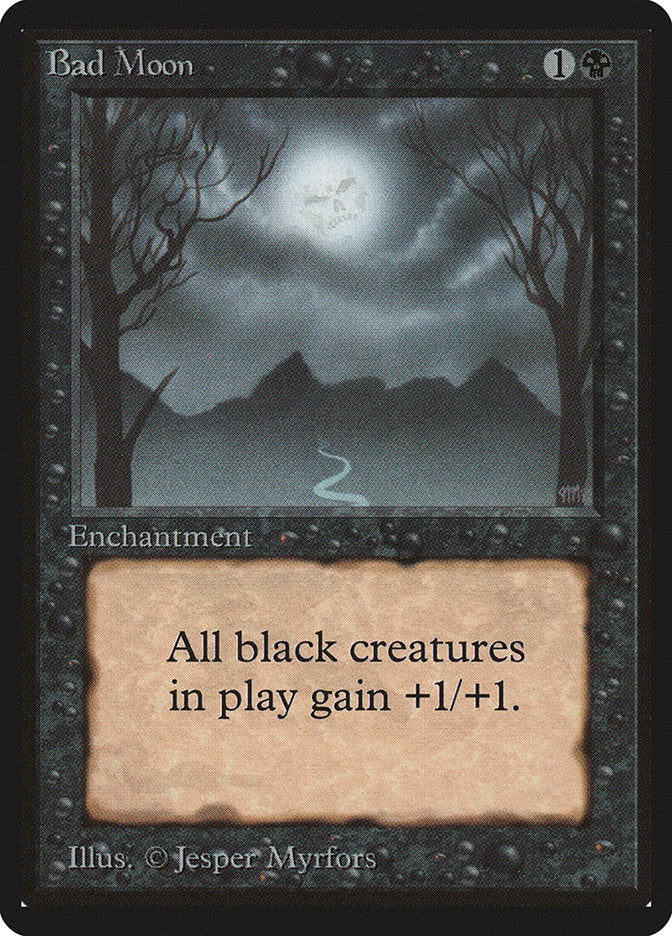 Bad Moon [Beta Edition] Magic: The Gathering