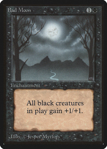 Bad Moon [Beta Edition] Magic: The Gathering