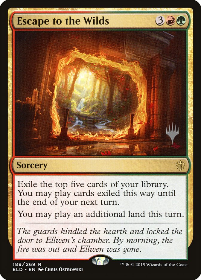 Escape to the Wilds (Promo Pack) [Throne of Eldraine Promos] Magic: The Gathering