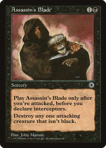 Assassin's Blade [Portal] Magic: The Gathering