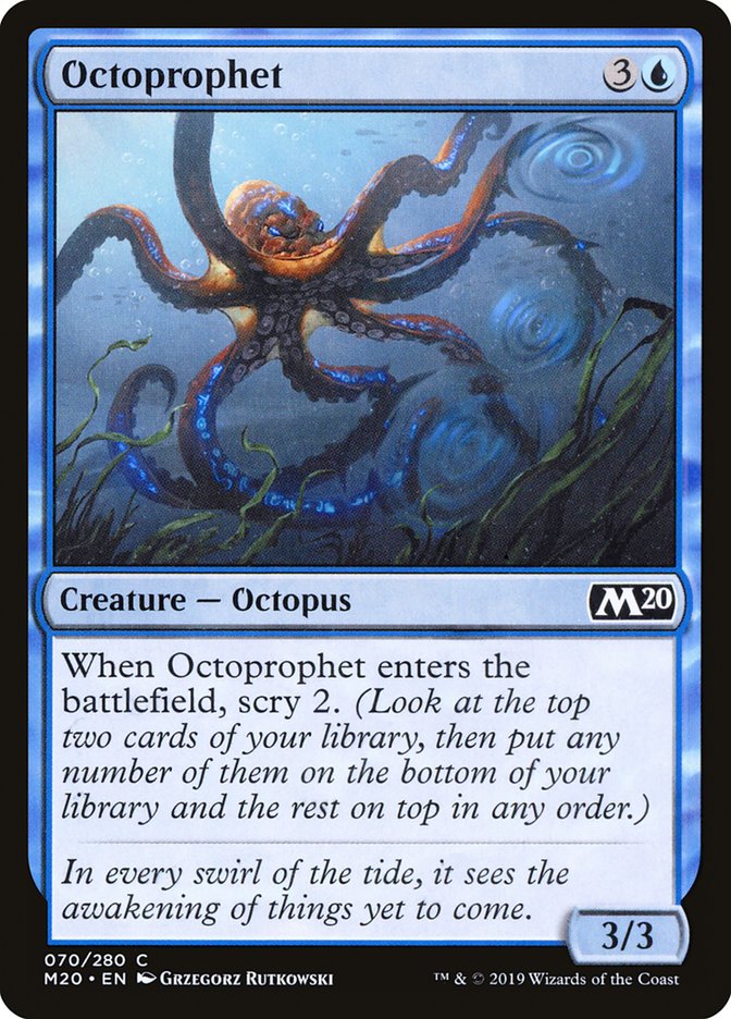 Octoprophet [Core Set 2020] Magic: The Gathering