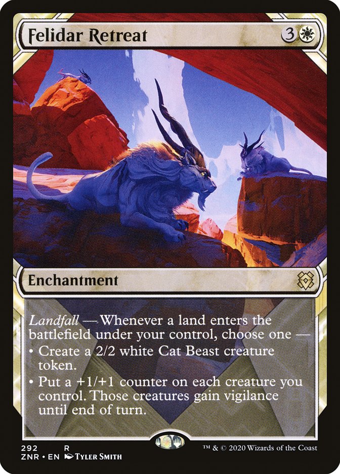 Felidar Retreat (Showcase) [Zendikar Rising] Magic: The Gathering