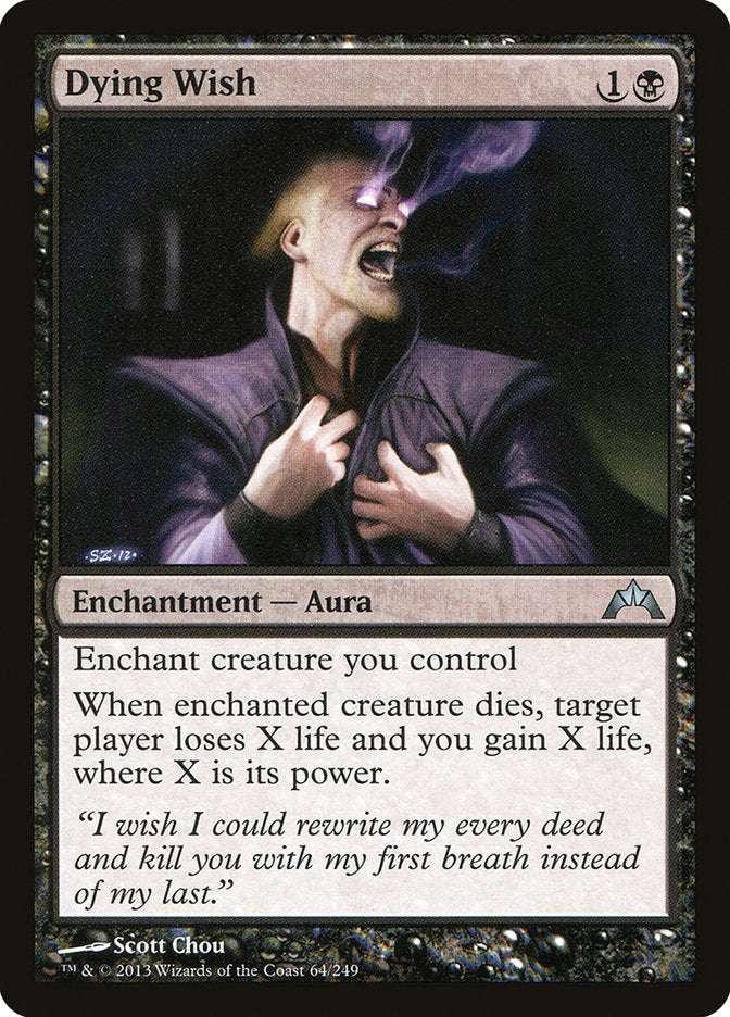 Dying Wish [Gatecrash] Magic: The Gathering