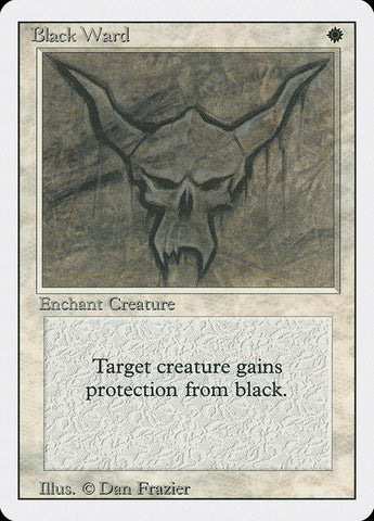 Black Ward [Revised Edition] Magic: The Gathering