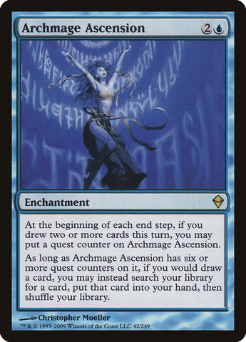 Archmage Ascension [Zendikar] Magic: The Gathering