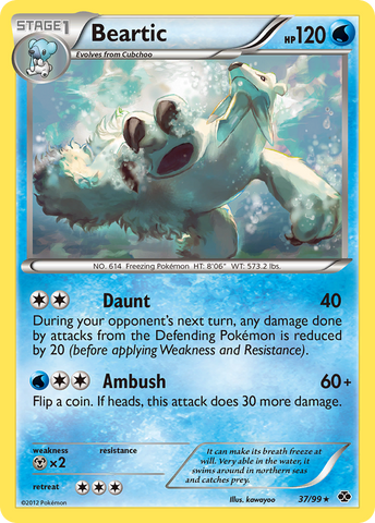 Beartic (37/99) [Black & White: Next Destinies] Pokémon