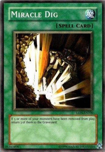 Miracle Dig [LON-EN100] Common Yu-Gi-Oh!