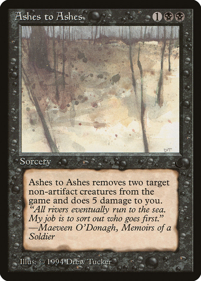 Ashes to Ashes [The Dark] Magic: The Gathering