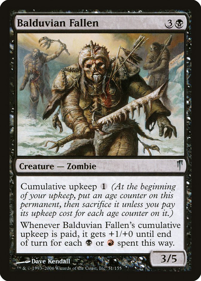 Balduvian Fallen [Coldsnap] Magic: The Gathering