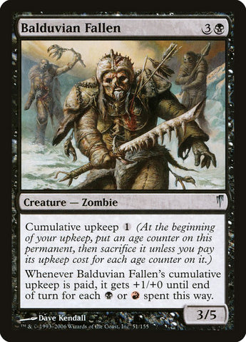Balduvian Fallen [Coldsnap] Magic: The Gathering