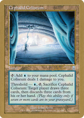 Cephalid Coliseum (Carlos Romao) [World Championship Decks 2002] Magic: The Gathering
