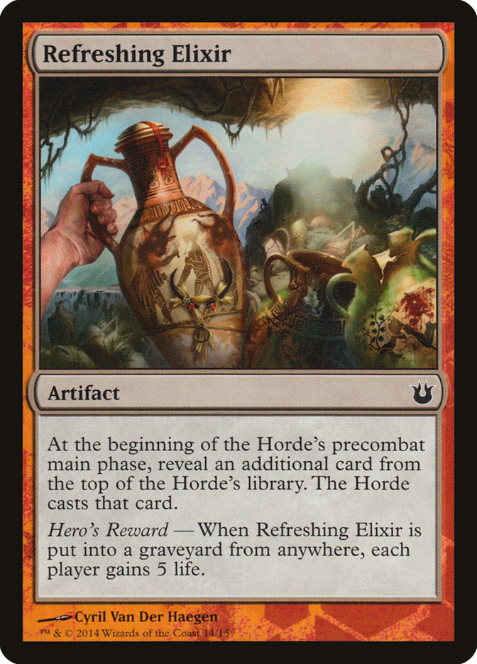 Refreshing Elixir [Born of the Gods Battle the Horde] Magic: The Gathering