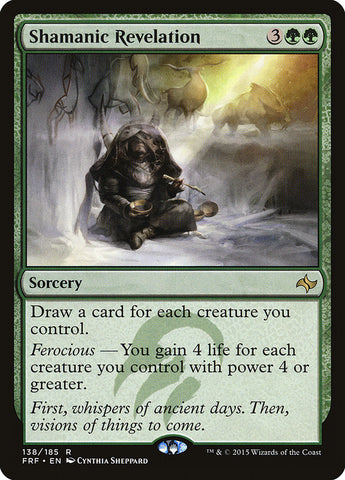 Shamanic Revelation [Fate Reforged] Magic: The Gathering