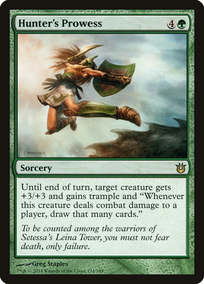 Hunter's Prowess [Born of the Gods] Magic: The Gathering