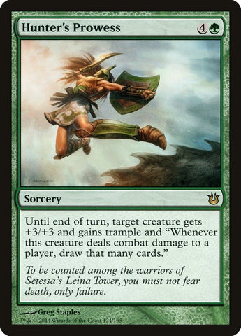 Hunter's Prowess [Born of the Gods] Magic: The Gathering
