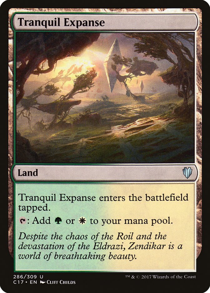 Tranquil Expanse [Commander 2017] Magic: The Gathering