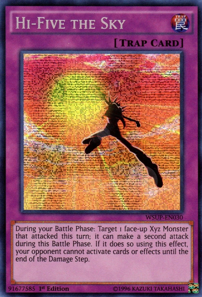 Hi-Five the Sky [WSUP-EN030] Secret Rare Yu-Gi-Oh!