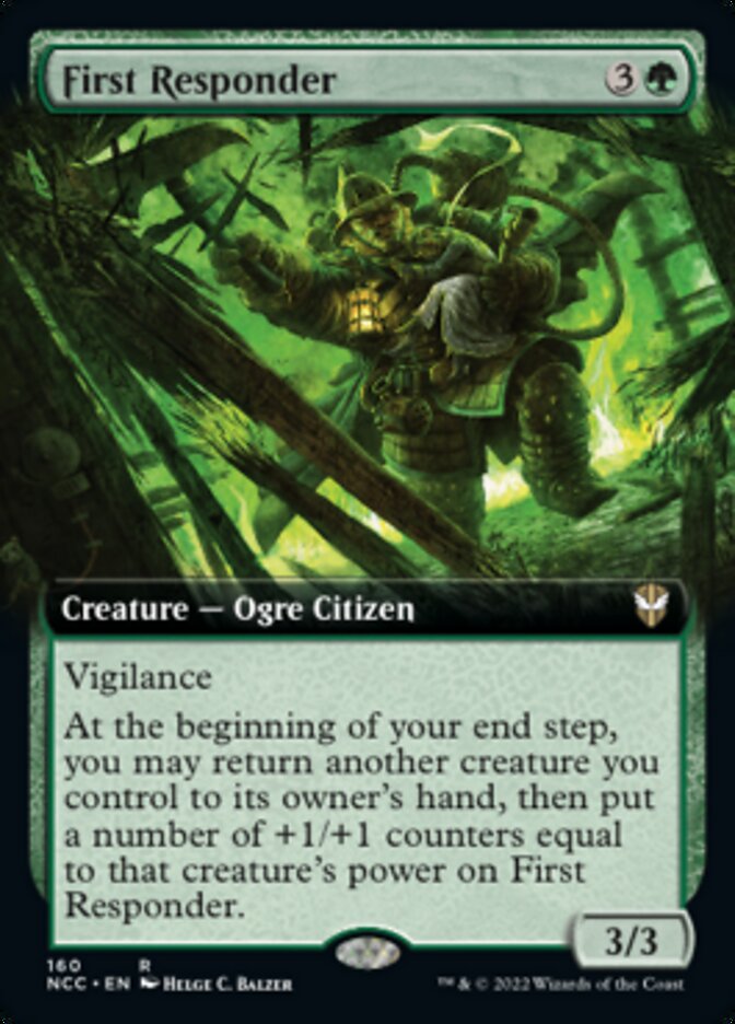 First Responder (Extended Art) [Streets of New Capenna Commander] Magic: The Gathering