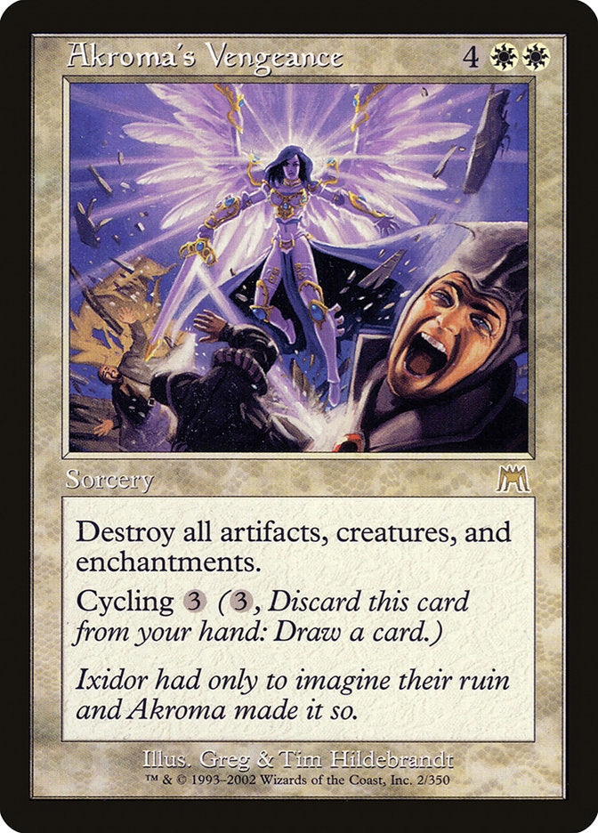 Akroma's Vengeance [Onslaught] Magic: The Gathering