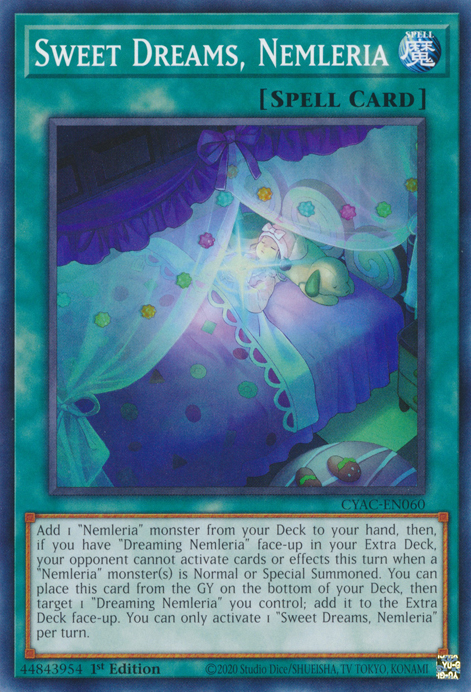 Sweet Dreams, Nemleria [CYAC-EN060] Common Yu-Gi-Oh!