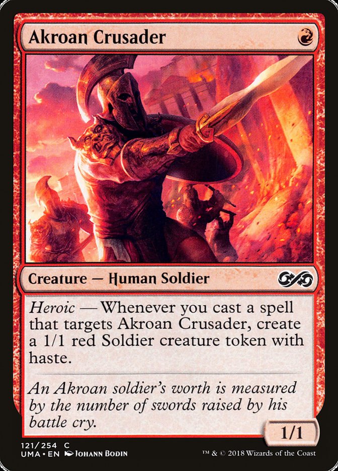 Akroan Crusader [Ultimate Masters] Magic: The Gathering
